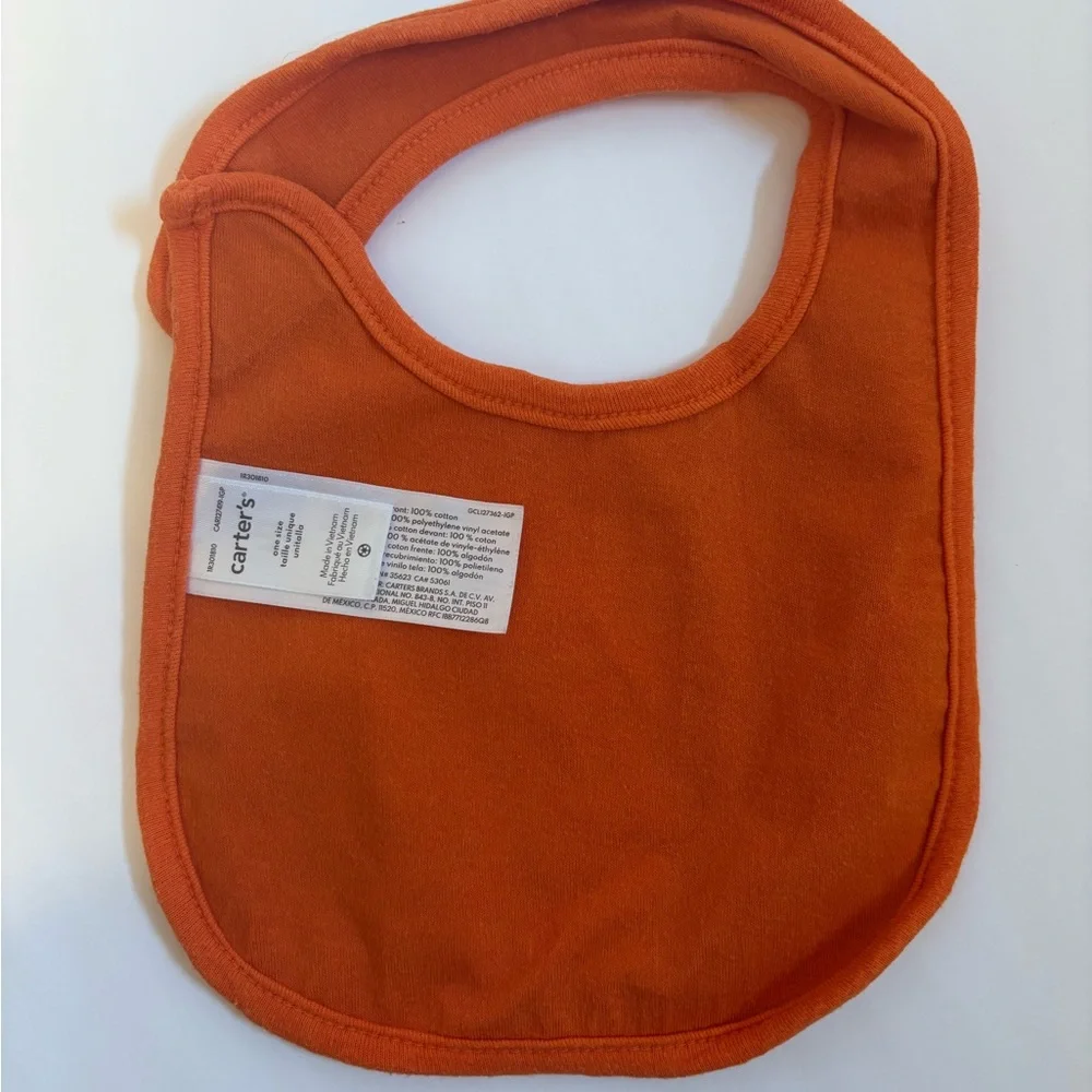 Carters Holiday Baby Bibs Thanksgiving Christmas Easter Halloween drool bib OS